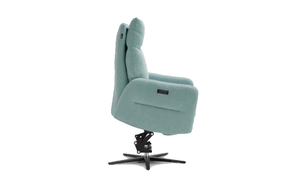 sillón relax compacto moderno con cabezal regulable y máxima comodidad