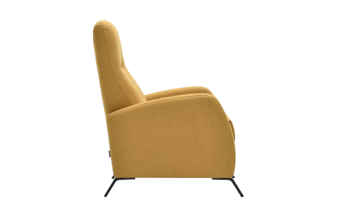 sillón relax eléctrico compacto con asiento continuo y máxima comodidad