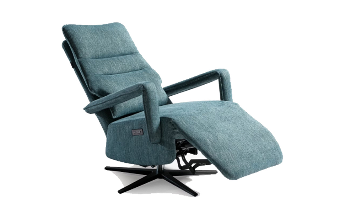 sillón relax gravity zero con motor eléctrico y cabezal regulable