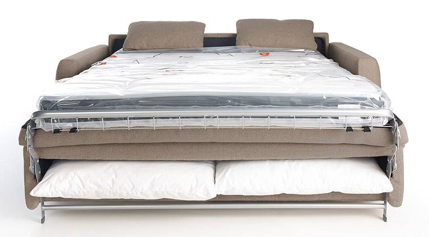 sofá cama diseño vanguardia abierto