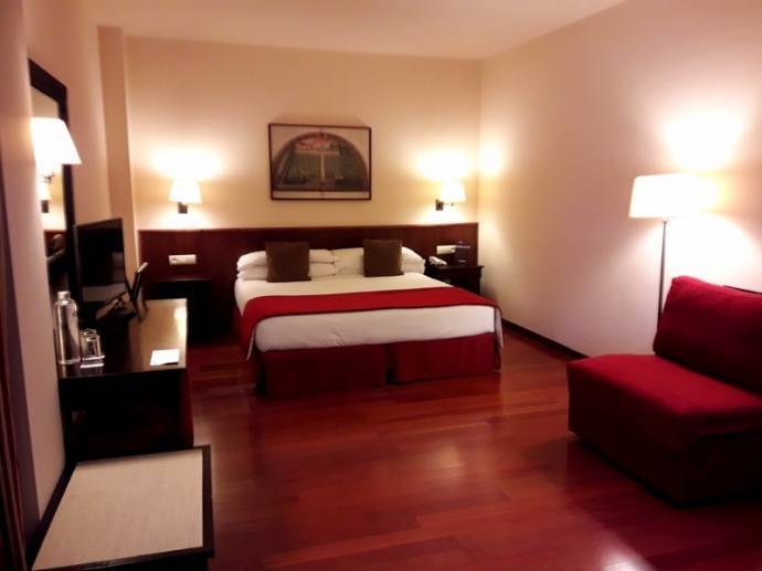 Sillón cama para hoteles de la marca Cruces en el Hotel Saliecho de Formigal