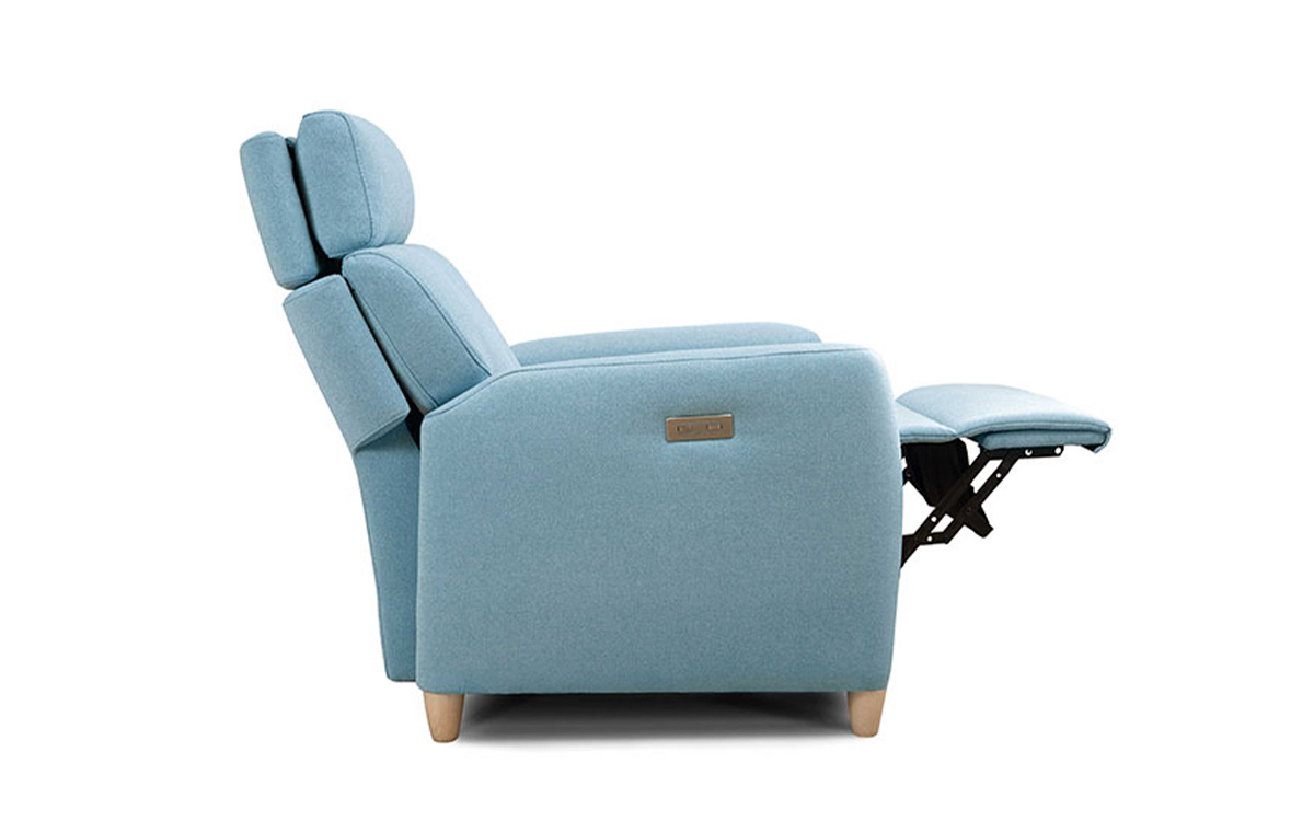 sillón relax elevable muy cómodo con cabezal ajustable y sistema elevapersonas