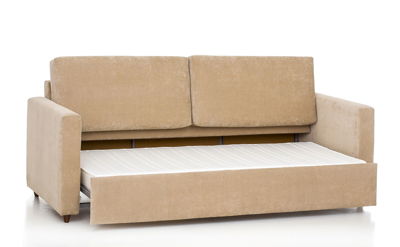 sofa cama horizontal con pedal abierto